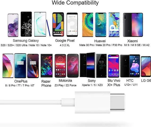 Alt view image 2 of 7 - USB C Earbuds Headphones with Microphone HiFi Stereo Type C Earphones Compatible with Samsung Galaxy S20 Note 20 Ultra Note 10 Plus, Huawei P30 Pro, Google Pixel 5 4 3 2 XL, OnePlus 8 7T 7 Pro (Black)