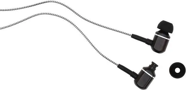 Alt view image 5 of 7 - Symphonized MTRX 2.0 Premium Wired Earbuds - Wood in-Ear Headphones with Microphone & Volume Control, Noise Isolation - Corded Ear Buds for Android - Earphones for Computer & Laptop (Silver)