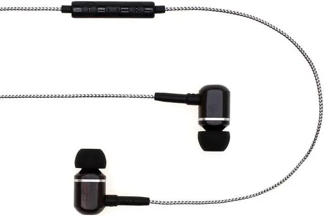 Alt view image 2 of 7 - Symphonized MTRX 2.0 Premium Wired Earbuds - Wood in-Ear Headphones with Microphone & Volume Control, Noise Isolation - Corded Ear Buds for Android - Earphones for Computer & Laptop (Silver)