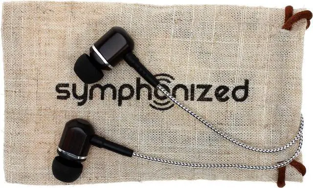 Alt view image 7 of 7 - Symphonized MTRX 2.0 Premium Wired Earbuds - Wood in-Ear Headphones with Microphone & Volume Control, Noise Isolation - Corded Ear Buds for Android - Earphones for Computer & Laptop (Silver)