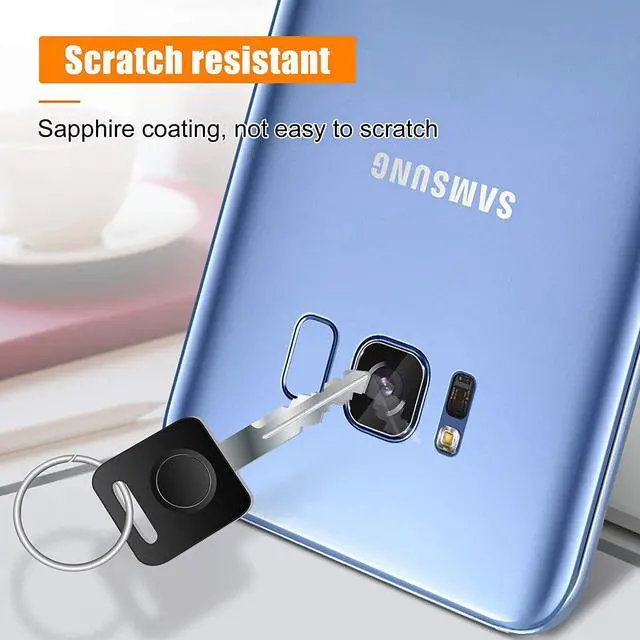 Alt view image 4 of 7 - [2+2 Pack] UniqueMe [Full Coverage] Flexible TPU Screen Protector Compatible for Samsung Galaxy S8 and Tempered Glass Camera Lens Protector for Samsung Galaxy S8, HD Clarity [Scratch Resistant] [Case