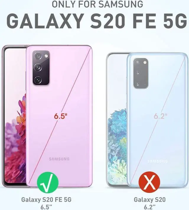 Alt view image 2 of 7 - i-Blason Ares Series Designed for Samsung Galaxy S20 FE 5G Case (2020 Release), Dual Layer Rugged Clear Bumper Case with Built-in Screen Protector (Purple)