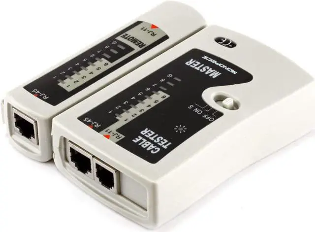 Alt view image 7 of 11 - Monoprice RJ11 and RJ45 Modular Plug Tester