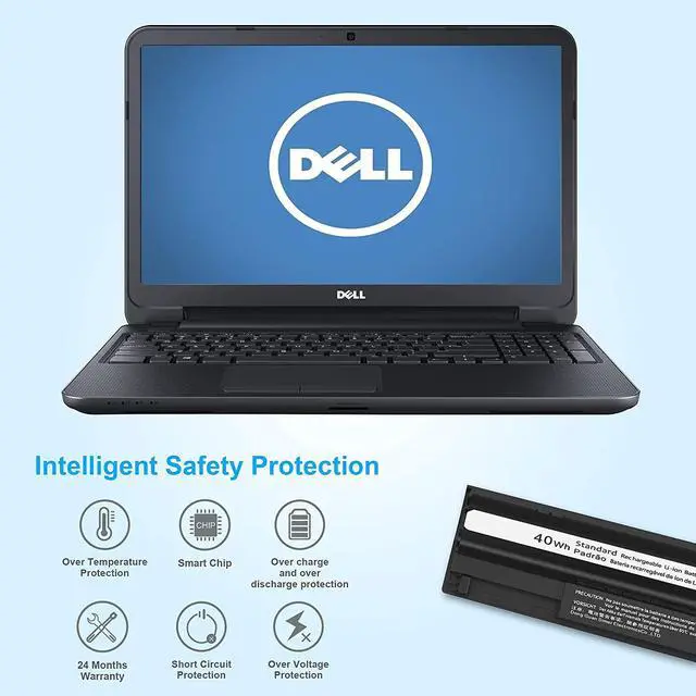 Alt view image 5 of 7 - SLE-Tech 14.8V 40WH Dell M5Y1k Battery for Dell Inspiron 3451 3551 5558 5758 M5Y1K Vostro 3458 3558 Inspiron 14 15 3000 Series