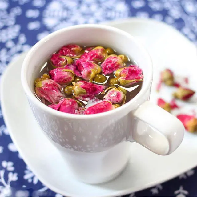 Alt view image 3 of 6 - Dried Rose Buds Edible Fragrant Dried Flowers for Tea, Baking, Crafts, Potpourri - Red Rose Buds 3.5oz