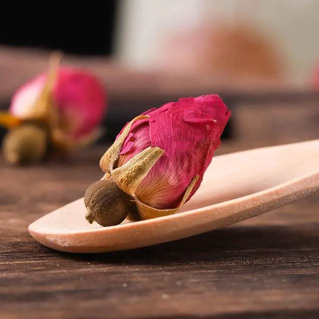Alt view image 5 of 6 - Dried Rose Buds Edible Fragrant Dried Flowers for Tea, Baking, Crafts, Potpourri - Red Rose Buds 3.5oz