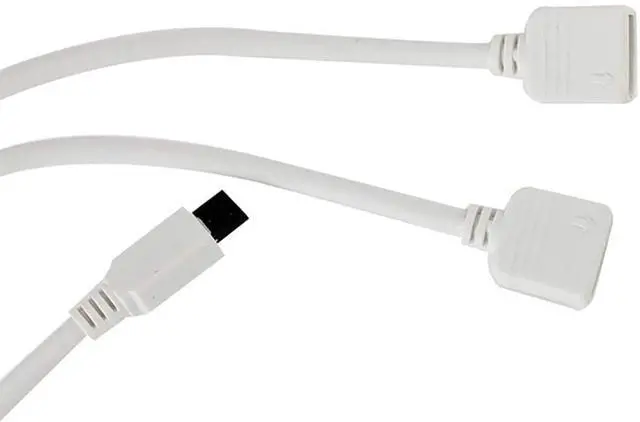 Alt view image 5 of 7 - VIPMOON 44 Keys Wireless IR Remote Controller with Receiver for RGB 3528 5050 LED Light Strip - Dual Outputs