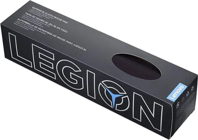 Alt view image 4 of 5 - Legion Gaming XL Cloth Mouse Pad, Anti-Fray, Non-Slip, Water-Repellent, GXH0W29068, Black