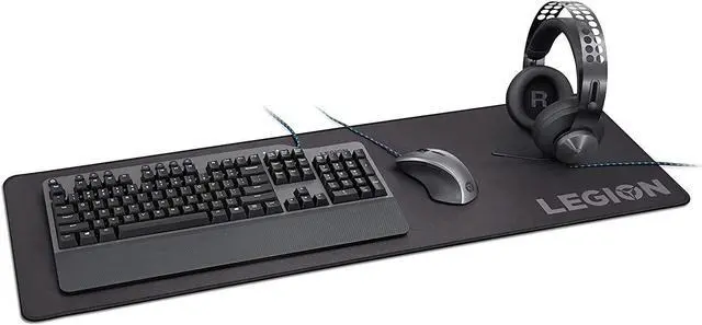 Alt view image 5 of 5 - Legion Gaming XL Cloth Mouse Pad, Anti-Fray, Non-Slip, Water-Repellent, GXH0W29068, Black