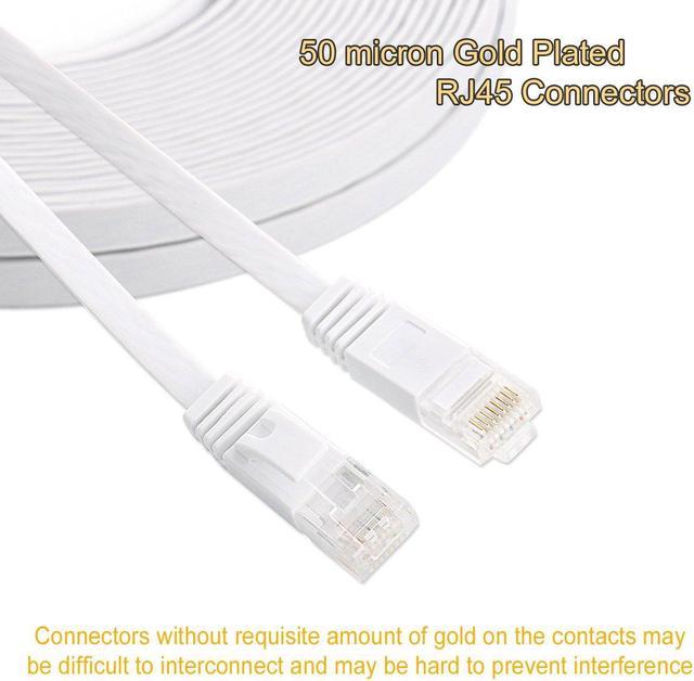  Cat 6 Ethernet Cable 3ft 6Pack, Outdoor&Indoor, 10Gbps