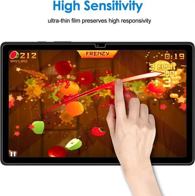 Alt view image 4 of 7 - Screen Protector for  Galaxy Tab A7 (10.4-Inch 2020 Model SM-T500/ T505/ T507) Tempered Glass Film 1-Pack