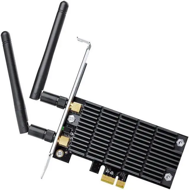 Alt view image 3 of 6 - TP-Link AC1300 PCIe WiFi PCIe Card(Archer T6E)- 2.4G/5G Dual Band Wireless PCI Express Adapter, Low Profile, Long Range, Heat Sink Technology, Supports Windows 10/8.1/8/7/XP