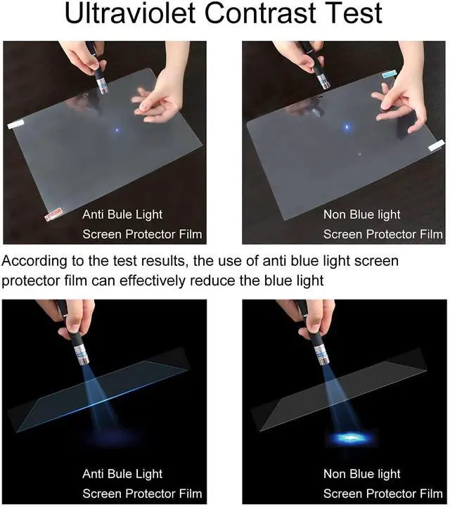 Alt view image 3 of 7 - MasiBloom Clear Anti Blue Light Screen Protector for 2020 Released MacBook Air 13 inch (Model A2337 A2179) 2018 Released (Model A1932) with Touch ID & Retina Display 4H Hardness Anti Scratch & Protect