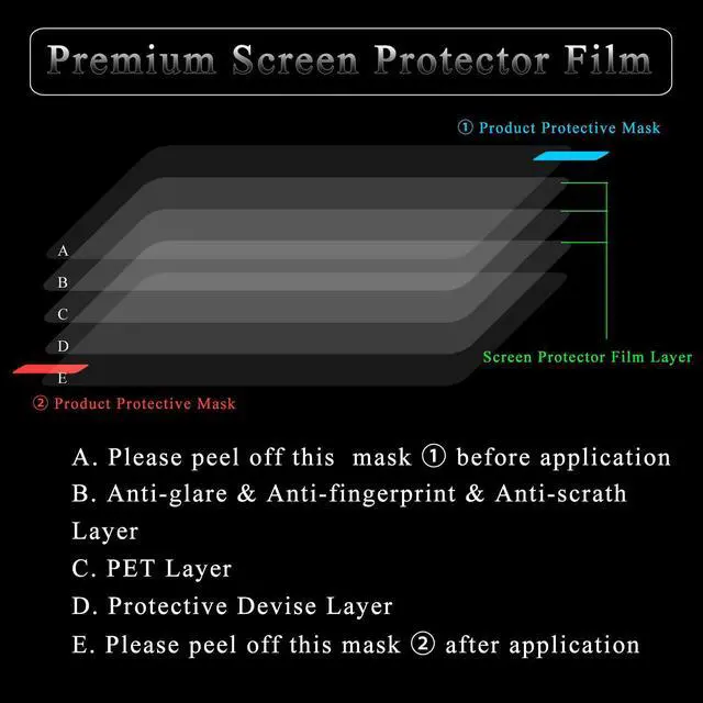 Alt view image 4 of 7 - MasiBloom Clear Anti Blue Light Screen Protector for 2020 Released MacBook Air 13 inch (Model A2337 A2179) 2018 Released (Model A1932) with Touch ID & Retina Display 4H Hardness Anti Scratch & Protect