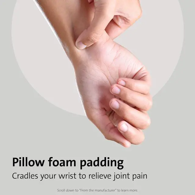 Alt view image 3 of 7 - Wrist Pillow Mouse Pad with Wrist Rest in Blue (L57803US)