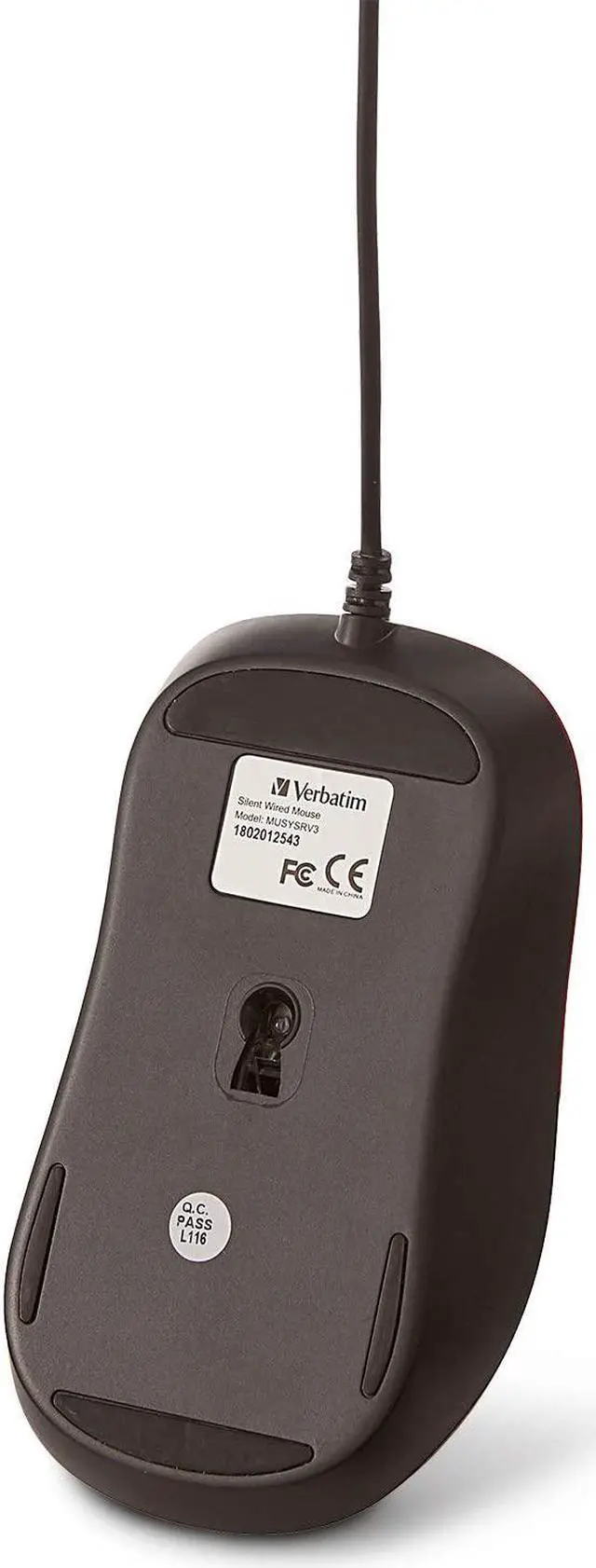 Alt view image 14 of 16 - Verbatim Silent Corded Optical Mouse - Red