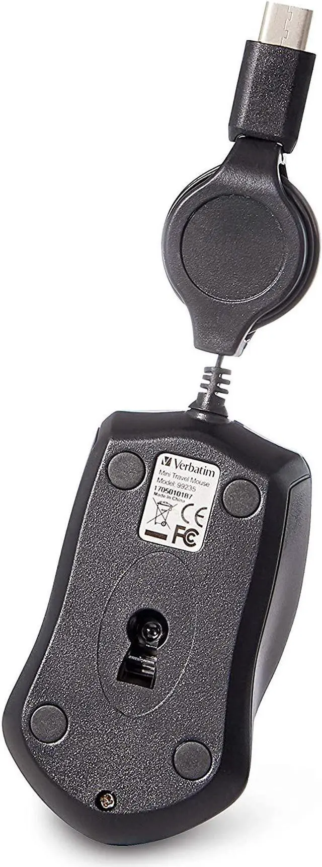 Alt view image 6 of 6 - Verbatim USB-C Mini Optical Travel Mouse  Blue