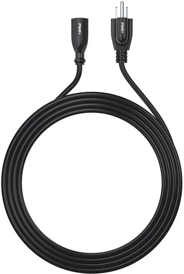 Alt view image 3 of 3 - Pwr NEMA 5-15P to 5-15R 18AWG Long 6 Ft (1.8 meter) Power Strip Liberator Extension-Cord for LED LCD Plasma TV, Monitor, Laptop, Computer, Printer, Scanner, Speaker, Refrigerator Charger Outlet Saver