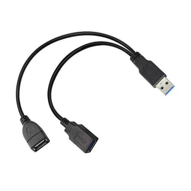 Alt view image 5 of 6 - USB 3.0 Splitter Cable,USB Type A 3.0 Male to 3.0 Female and 2.0 Female Y Extension Splitter Cable for PC,Laptop,Length 30cm