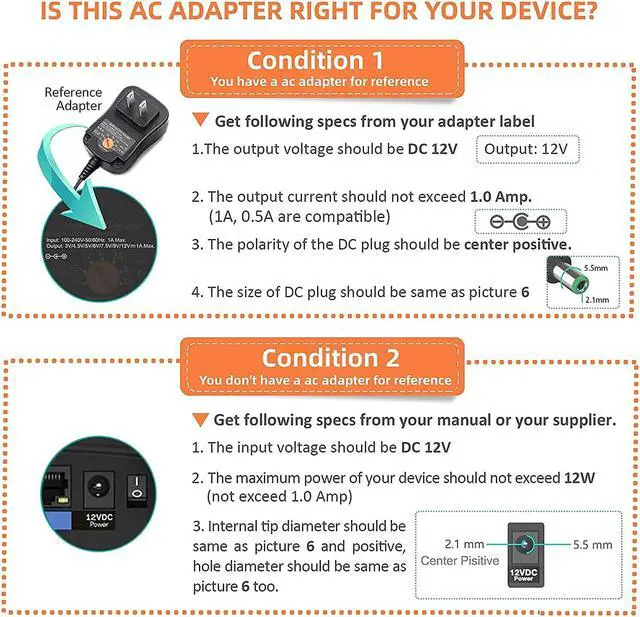 Alt view image 7 of 7 - Multi-Voltage AC DC Power Adapter 12W 3V 4.5V 5V 6V 7.5V 9V 12V 1000mA 1A Universal Switching Power Supply AC/DC Charger with 8 Plugs for Speaker Router Baby Monitor CCTV Camera