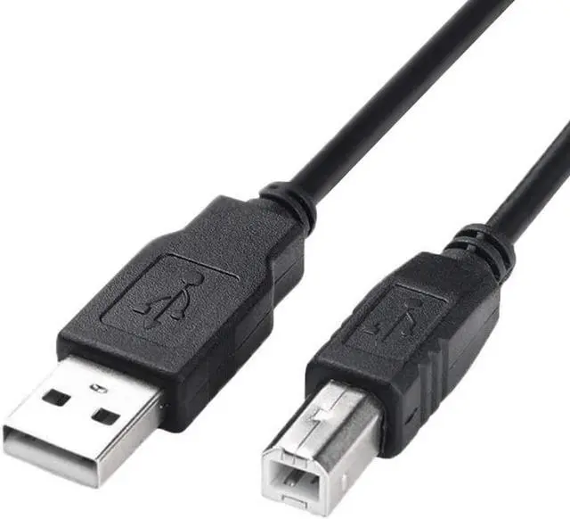 Main image of Printer to Computer USB Scanner Cable High Speed A Male to B Male Cord Compatible with HP Canon Dell Epson Lexmark Xerox Samsung and More (10FT)