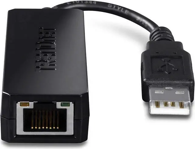 Alt view image 3 of 3 - USB 2.0 to Fast Ethernet Adapter Supports Windows and Mac OS ASIX AX88772A Chipset Backwards Compatible with USB 1.0 and 1.0 Full Duplex 200 Mbps Ethernet Speeds Black TU2-ET100
