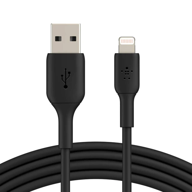 Alt view image 3 of 6 - USB A to Lightning Cable 2 Pack 3.3ft Fast iPhone Charger Cord