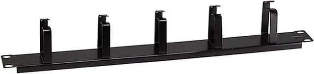 Alt view image 8 of 14 - Monoprice 1U Premium Cable Management With 5 Metal D-Ring, 1.75in (H) X 19in (W)