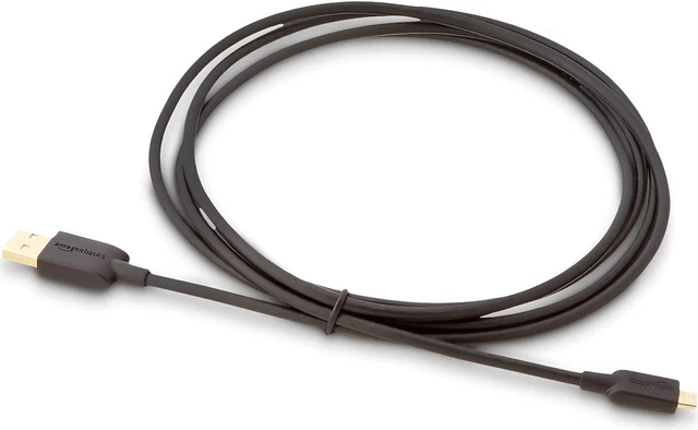 Alt view image 4 of 5 - Amazon Basics USB 2.0 A-Male to Micro B Cable, 6 feet, Black, 10-Pack