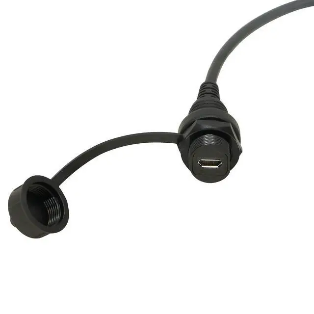 Alt view image 4 of 7 - 30cm Micro USB Mount Extension Dash Flush Cable for Car, Boat, Motorcycle, Truck Dashboard (Micro USB)