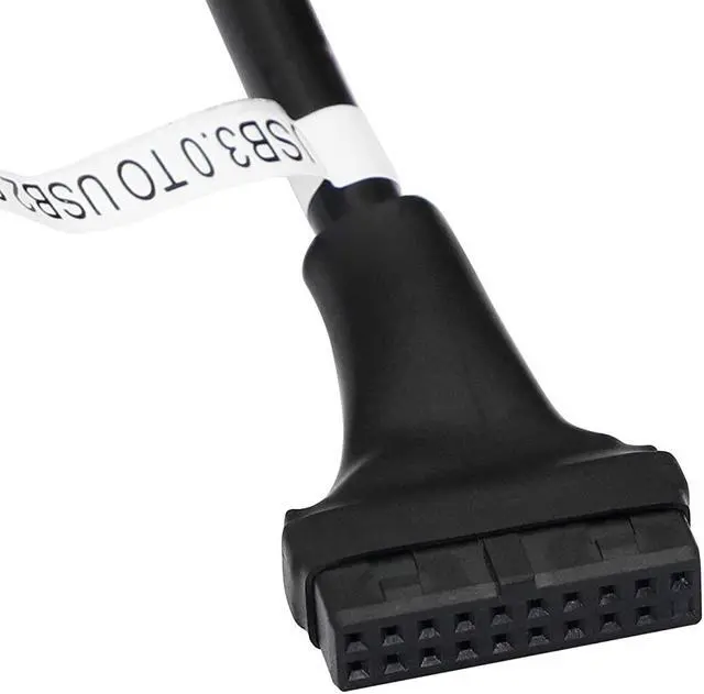 Alt view image 4 of 7 - SinLoon USB 3.0 Header to USB 2.0, USB 3.0 19 Pin Female to USB 2.0 9 Pin Connectors Motherboard Cable for Data Transmission 2-Pack (19Pin Female)