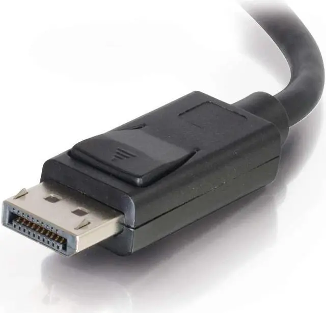 Alt view image 4 of 5 - C2G Legrand DisplayPort 1.2 Male to Male Displayport Cable, Black Display Port Cable, 3 Foot Digital Display Cable, 8k Display Port, 1 Count, C2G 54400