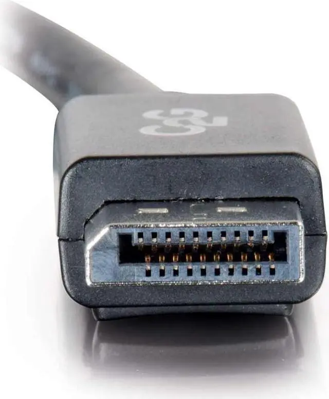 Alt view image 5 of 5 - C2G Legrand DisplayPort 1.2 Male to Male Displayport Cable, Black Display Port Cable, 3 Foot Digital Display Cable, 8k Display Port, 1 Count, C2G 54400