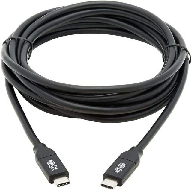 Alt view image 3 of 4 - Tripp Lite USB Type C to USB C Cable USB 2.0 5A Rating USB-If Cert M/3M (U040-C3M-C-5A)