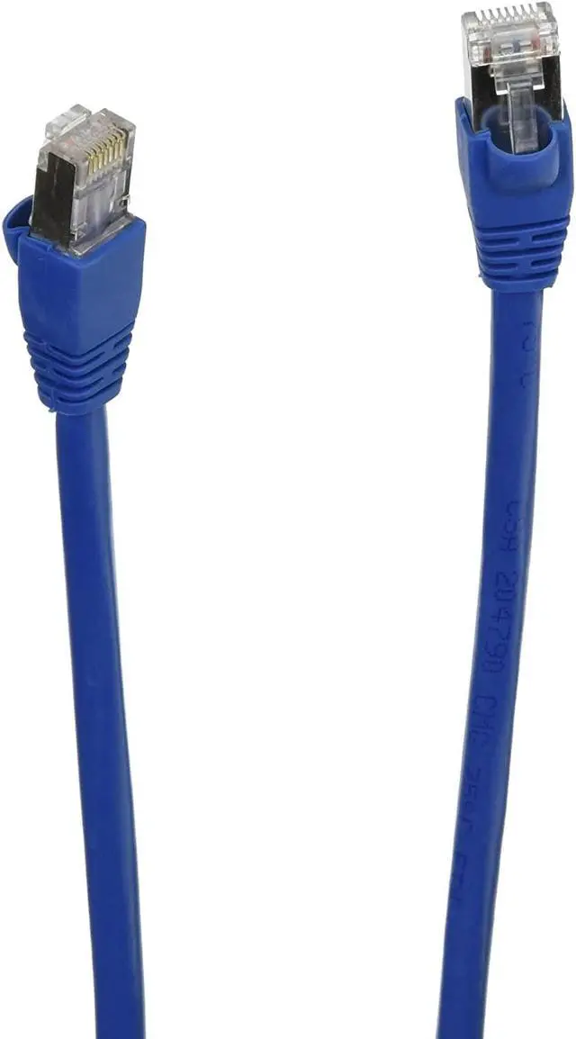 Alt view image 4 of 7 - Monoprice Cat6A Ethernet Patch Cable - Snagless RJ45, Stranded, 550Mhz, STP, Pure Bare Copper Wire, 10G, 26AWG, 75ft, Blue