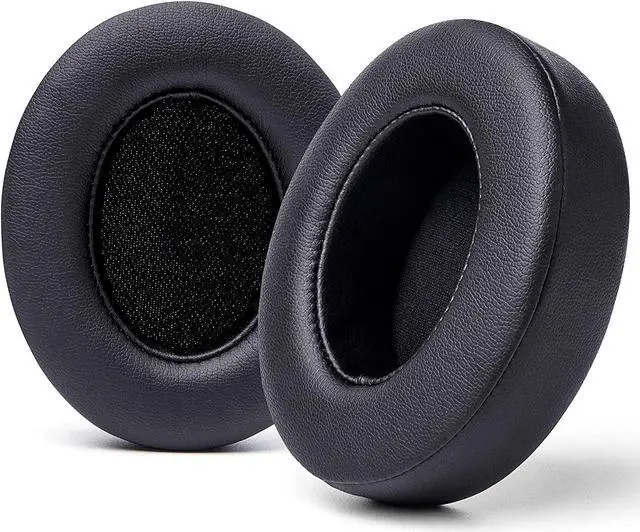 Main image of Wicked Cushions Replacement Ear Pads for Beats Studio 2 & 3 (B0501 B0500) Wired & Wireless | Does NOT Fit Beats Solo | Softer PU Leather Enhanced Foam & Stronger Adhesive | Black