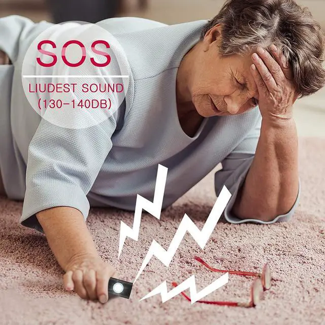 Alt view image 5 of 6 - The Original Self Defense Siren Keychain for WomenPersonal Alarm & Keychains for Women SafetyAlarm with Strobe Light and Key Chain, Helps Elders & Womens & Kids Emergency Call (Charcoal)