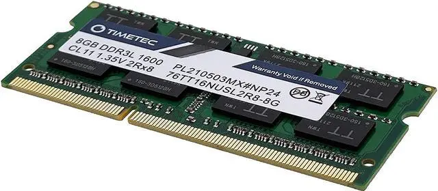 Alt view image 2 of 5 - 8GB DDR3L / DDR3 1600MHz (DDR3L-1600) PC3L-12800 / PC3-12800(PC3L-12800S) Non-ECC Unbuffered 1.35V/1.5V CL11 2Rx8 Dual Rank 204 Pin SODIMM Laptop Notebook PC Computer Memory RAM Module Upgrade