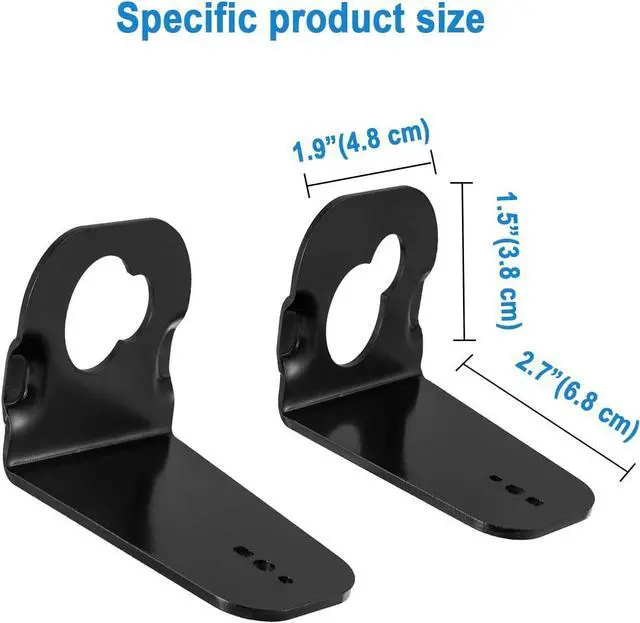 Alt view image 3 of 6 - notiela Wall Mount for Samsung Soundbar HW-KM45 HW-KM45C HW-K360 HW-k450 HW-K460 KW-K550 HW-K650 HW-M360 HW-M450 HW-M550 HW-KM36 HW-KM37 Sound Bar Mounting Bracket TV Wall Mounts