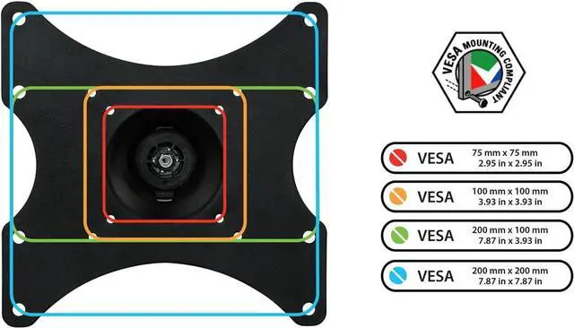 Alt view image 7 of 7 - TV Wall Mount Bracket | Quick Release | Full Motion Swing Out Tilt Swivel | Articulating Arm for 13-42" Flat Screens and Monitors | VESA 75 to 200 | 44 Pound Capacity | Anti-Theft Locking