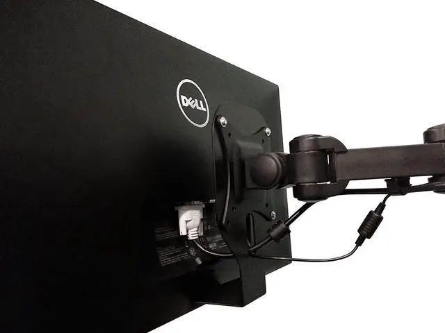 Alt view image 2 of 2 - VESA Mount Adapter Bracket for Dell ST-Series Monitors - ST2420L, ST2421L/LB, ST2220M/LC, ST2321L/LF, ST2320L (V3) - by HumanCentric