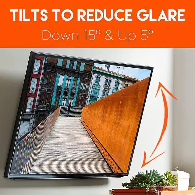 Alt view image 17 of 20 - ECHOGEAR Low Profile Fixed TV Wall Mount Bracket for 32-80 inch Flat Screen TVs