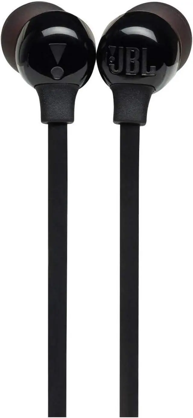 Alt view image 2 of 7 - Tune 125 - Bluetooth Wireless in-Ear Headphones with 3-Button Mic/Remote and Flat Cable - Black Small
