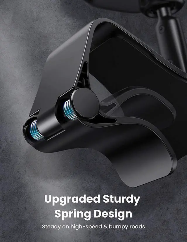 Alt view image 3 of 7 - UGREEN Car Phone Mount Dashboard Clip Cell Phone Holder Mobile Phone Holder for Car Compatible with iPhone 13 Pro Max, iPhone 12 11 Pro Max XS XR SE X 8 7 6 Plus 6S, Samsung Galaxy S20 S10 S9 Plus