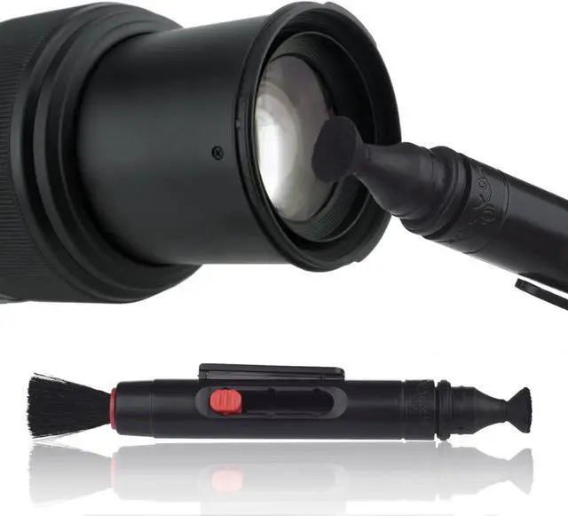 Alt view image 2 of 5 - Camkix Camera Lens Cleaning Kit - Air Blower, 2in1 Lens Cleaning Pen, Cleaning Brush, Spray Bottle w/Cleaning Solution, Lens Cleaning Paper Tissue (50 Sheets), Microfiber Cleaning Cloths- for Lenses
