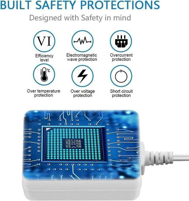 Alt view image 6 of 7 - 24V 0.5A 500mA Power Supply Adapter for Essential Oil Diffuser Aromatherapy Humidifier ETL Listed Class 2 Power Adapter 100V~240V AC to DC 24 Volt 12W Converter 5.5x2.1mm Tip 6ft Power Cord