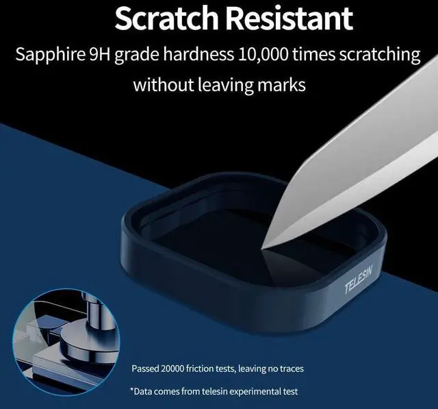 Alt view image 5 of 7 - TELESIN Polarizing Filter for GoPro Hero 12 Hero 11 Hero 10 Hero 9 Black, CPL Circular Polarizer Filter Lens Protector for Go Pro 12 11 10 9 Accessories