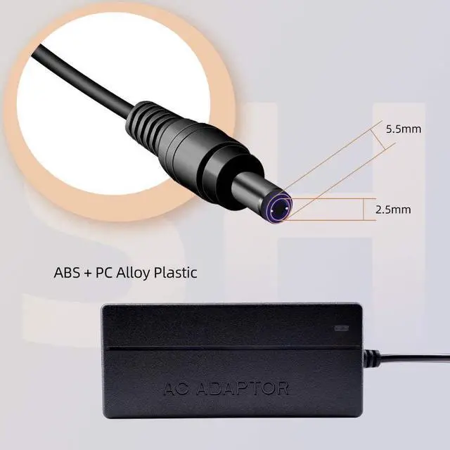 Alt view image 4 of 6 - 12V 4A Power Supply Adapter AC 100-240V to DC 12V 4A 48W Charger LED Transformer with US Plug 5.5X 2.5mm for 12V LED Strip LightLorex Security Camera. etc.
