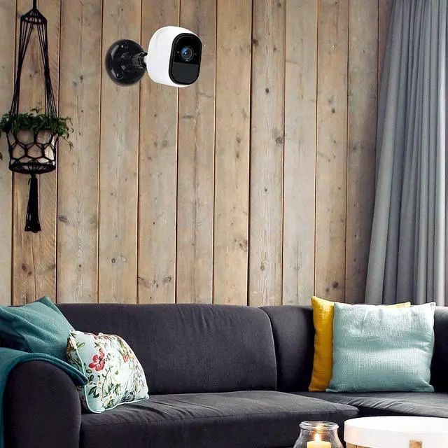 Alt view image 2 of 7 - 5 PCS Wall Mount, 360 Degree Rotatable Camera Wall Mount for Indoor/Outdoor Security Arlo Go, Arlo HD, Arlo Pro, Arlo Pro2, Adjustable Mount Bracket, Black