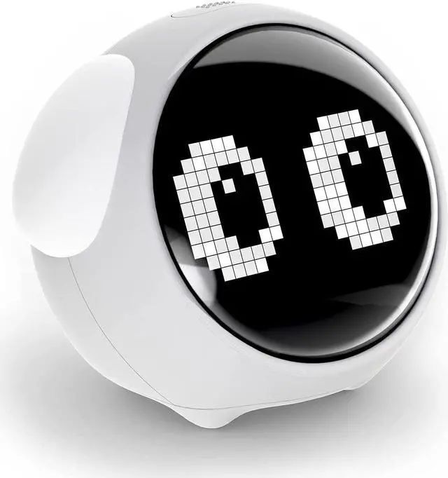 Main image of Kids Alarm Clock, Dual Alarm Setting, Adjustable Brightness Night Light, Voice-Activated,Temperature Detection, Wake-up Alarm Clock, Toy and Gift for Toddler, Children, Students, Boys&Girls